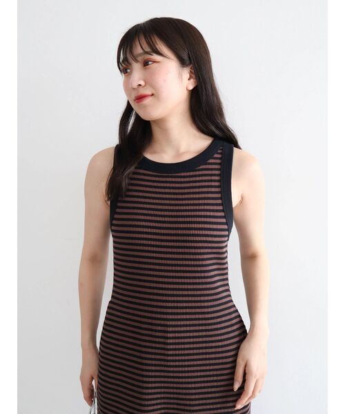 Sugar spoon（シュガースプーン）の「・SUGAR　SPOON　ボーダーアメスリワンピース（ワンピース・レディース・ブラック/カーキ/ブラウン・FREE）」の22枚目の写真