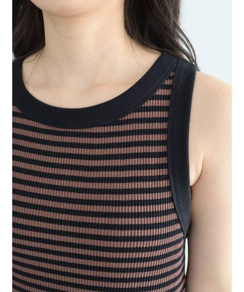 Sugar spoon（シュガースプーン）の「・SUGAR　SPOON　ボーダーアメスリワンピース（ワンピース・レディース・ブラック/カーキ/ブラウン・FREE）」の21枚目の写真