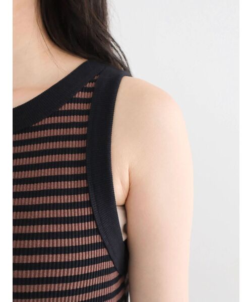 Sugar spoon（シュガースプーン）の「・SUGAR　SPOON　ボーダーアメスリワンピース（ワンピース・レディース・ブラック/カーキ/ブラウン・FREE）」の20枚目の写真