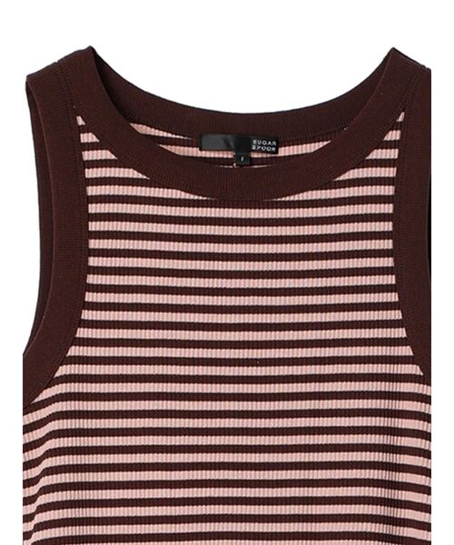 Sugar spoon（シュガースプーン）の「・SUGAR　SPOON　ボーダーアメスリワンピース（ワンピース・レディース・ブラック/カーキ/ブラウン・FREE）」の16枚目の写真