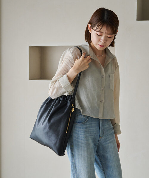 gemeil（ジェムイル）の「ワンハンドルトートバッグ（CE-1364）（トートバッグ・レディース・ブラック/ダークブラウン・FREE）」の17枚目の写真