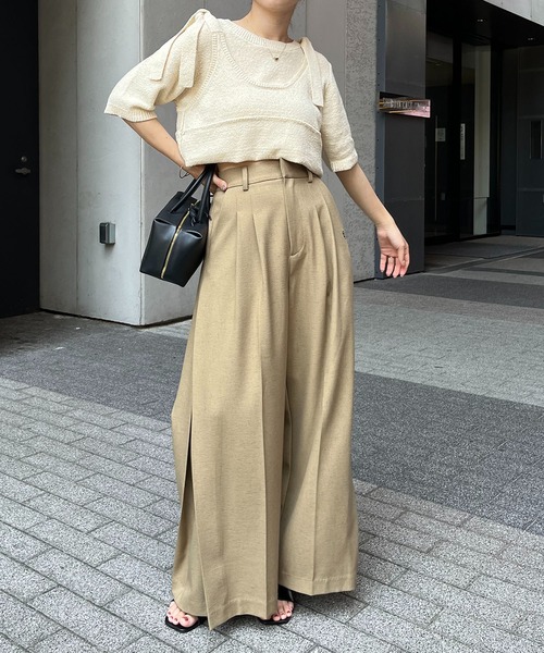 CAPRICIEUX LE'MAGE キャミレイヤードニット CAPRICIEUX LE'MAGE】キャミレイヤードニット | OUTLET