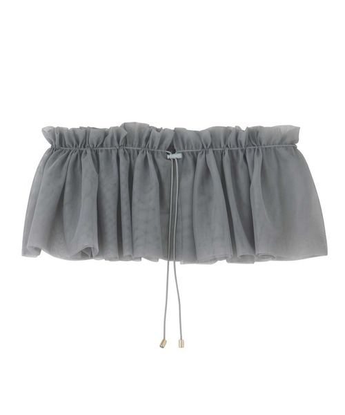 GeeRA（ジーラ）の「マルチフリルビスチェ＆リブワンピースセット（ワンピース・レディース・ブラック/杢グレー・MEDIUM/LARGE）」の13枚目の写真