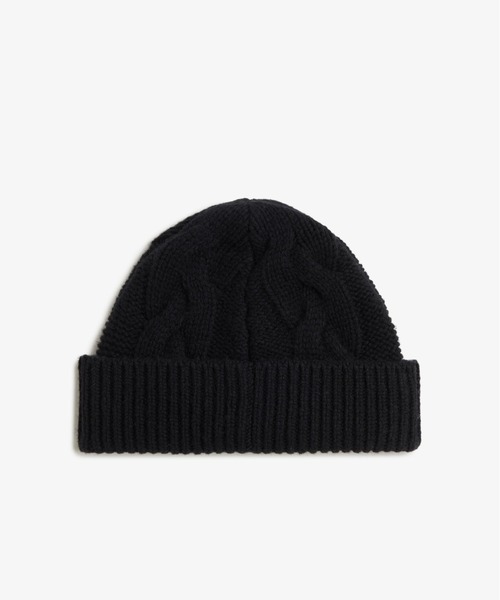 FRED PERRY（フレッドペリー）の「Lambs wool Cable Beanie