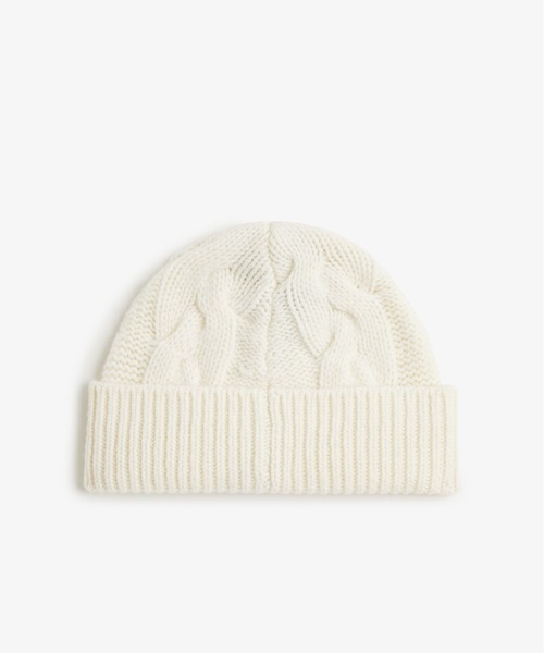 FRED PERRY（フレッドペリー）の「Lambs wool Cable Beanie