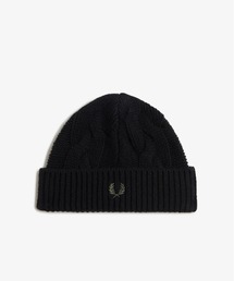 FRED PERRY（フレッドペリー）の「Lambs wool Cable Beanie
