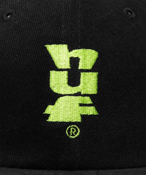 HUF（ハフ）の「MEGABLAST 2TONE 6PANEL（キャップ・メンズ・ダークグリーン/ブラック・O/S）」の5枚目の写真