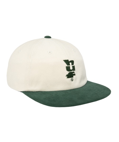 HUF（ハフ）の「MEGABLAST 2TONE 6PANEL（キャップ・メンズ・ダークグリーン/ブラック・O/S）」の6枚目の写真
