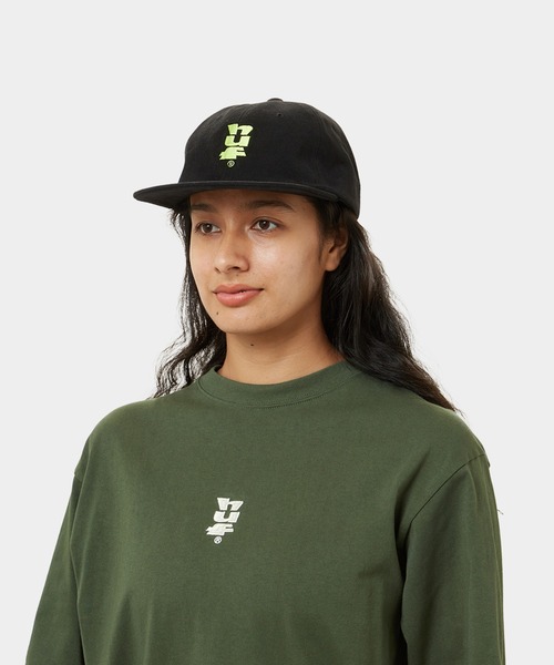 HUF（ハフ）の「MEGABLAST 2TONE 6PANEL（キャップ・メンズ・ダークグリーン/ブラック・O/S）」の11枚目の写真