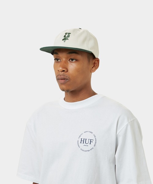 HUF（ハフ）の「MEGABLAST 2TONE 6PANEL（キャップ・メンズ・ダークグリーン/ブラック・O/S）」の13枚目の写真