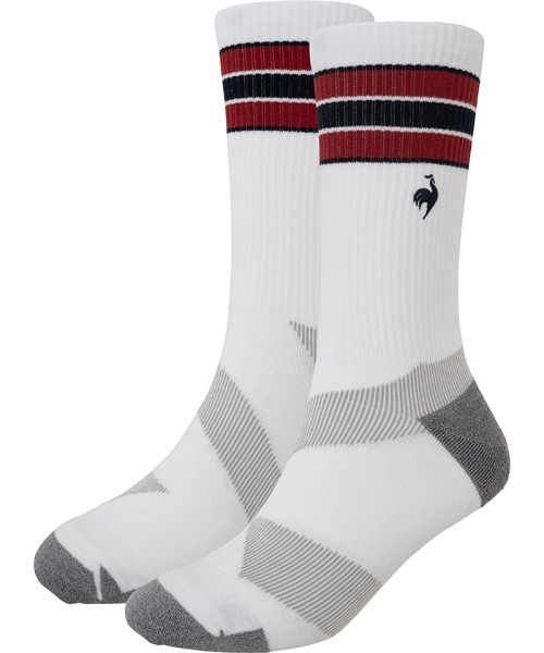 le coq sportif（ルコックスポルティフ）の「MoveSox(ライン／ミドル丈)（ソックス/靴下・メンズ・グリーン系/ネイビー系/ブラウン系その他・25-27/22-24）」の3枚目の写真