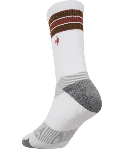 le coq sportif（ルコックスポルティフ）の「MoveSox(ライン／ミドル丈)（ソックス/靴下・メンズ・グリーン系/ネイビー系/ブラウン系その他・25-27/22-24）」の4枚目の写真