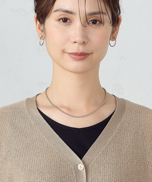 COMME CA ISM(コムサイズム)の「ブークレカーディガン(カーディガン/ボレロ・レディース・ブラック/ベージュ・LARGE/MEDIUM)」の10枚目の写真