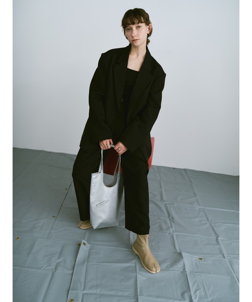 un/neu（アンノイ）の「ミニポケシンプルレクタングルトート（トートバッグ・レディース・シルバー/ブラック/グリーン/ブラウン/レッド・FREE）」の21枚目の写真