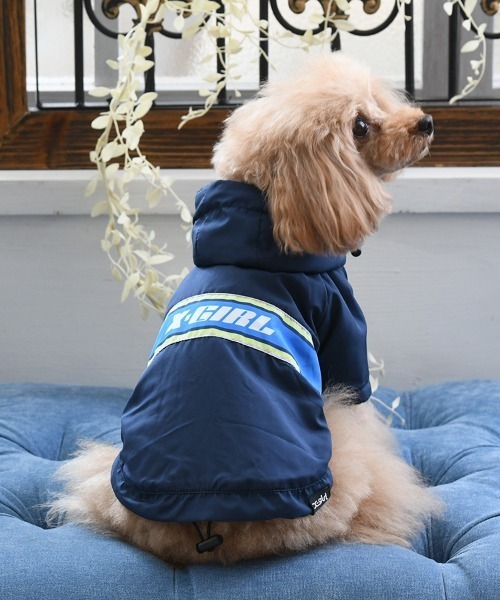 【セール】X-girl/ロゴマウンテンパーカー（ペットウェア）｜X-girl（エックスガール）