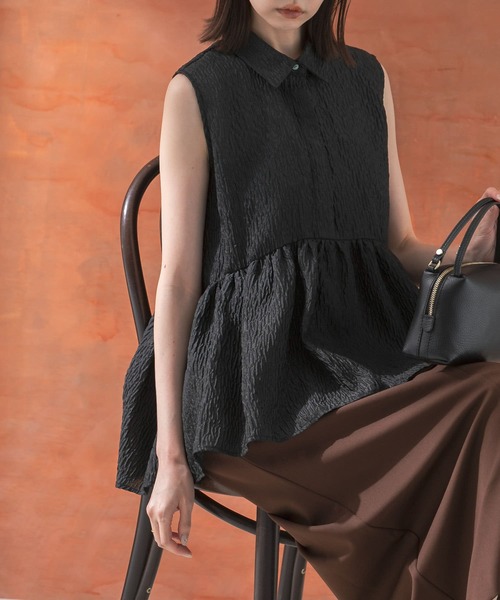 【セール】ジャガードペプラムブラウス（シャツ/ブラウス）｜URBAN RESEARCH ROSSO WOMEN（アーバンリサーチ ロッソ）