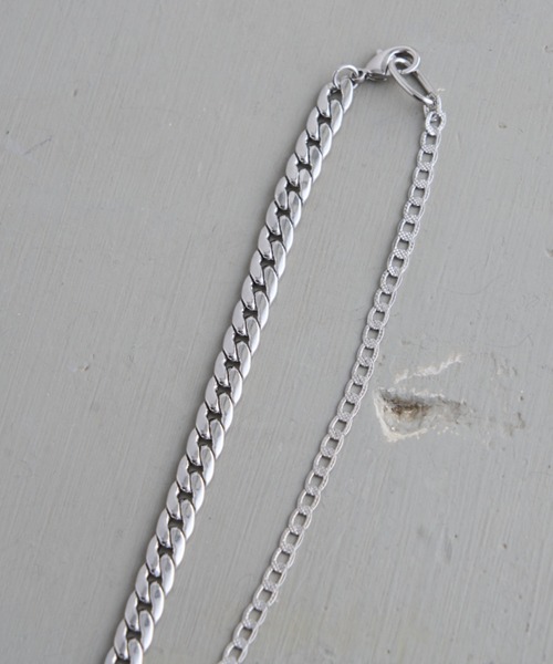 CIAOPANIC TYPY（チャオパニックティピー）の「lil2WAYMIXチェーンネックレス（ネックレス・レディース・シルバー/ゴールド・ONE SIZE）」の9枚目の写真