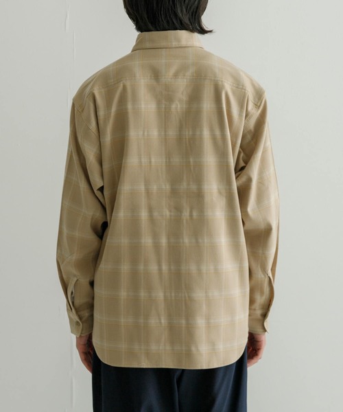 URBAN RESEARCH(アーバンリサーチ)の「『UR TECH』CHECK SHIRTS(シャツ/ブラウス・メンズ・ネイビー/ベージュ・LARGE/MEDIUM)」の13枚目の写真