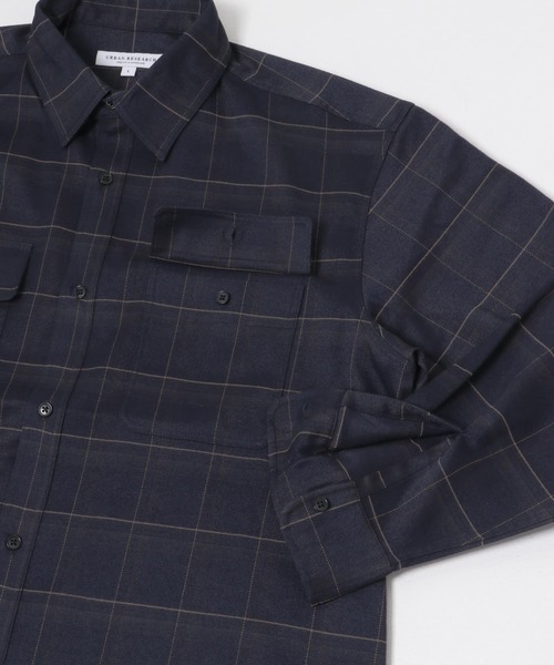 URBAN RESEARCH(アーバンリサーチ)の「『UR TECH』CHECK SHIRTS(シャツ/ブラウス・メンズ・ネイビー/ベージュ・LARGE/MEDIUM)」の16枚目の写真