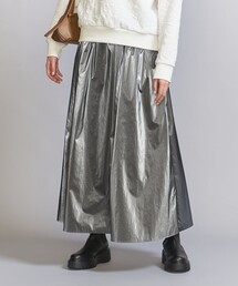 BEAUTY&YOUTH UNITED ARROWS | ナイロンコーティング ギャザー フレアスカート(スカート)