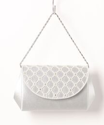 結婚式 フォーマル」に該当するバッグ（シルバー/銀色系）ファッション