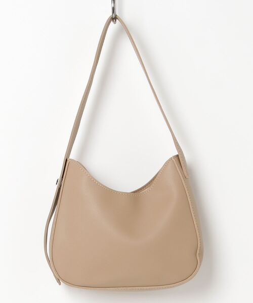 Per sist ence(パーシエンス)の「ワンハンドルハーフムーンショルダーバッグ(ショルダーバッグ・レディース・ホワイト/ブラウン/ダークブラウン/ブラック・FREE)」の4枚目の写真