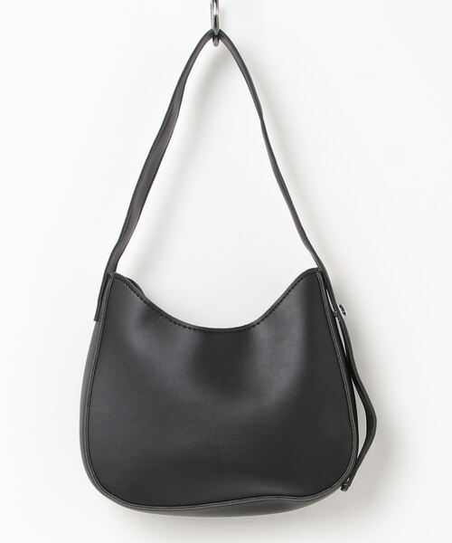 Per sist ence(パーシエンス)の「ワンハンドルハーフムーンショルダーバッグ(ショルダーバッグ・レディース・ホワイト/ブラウン/ダークブラウン/ブラック・FREE)」の5枚目の写真