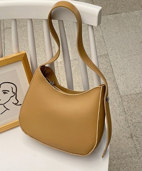 Per sist ence(パーシエンス)の「ワンハンドルハーフムーンショルダーバッグ(ショルダーバッグ・レディース・ホワイト/ブラウン/ダークブラウン/ブラック・FREE)」の12枚目の写真