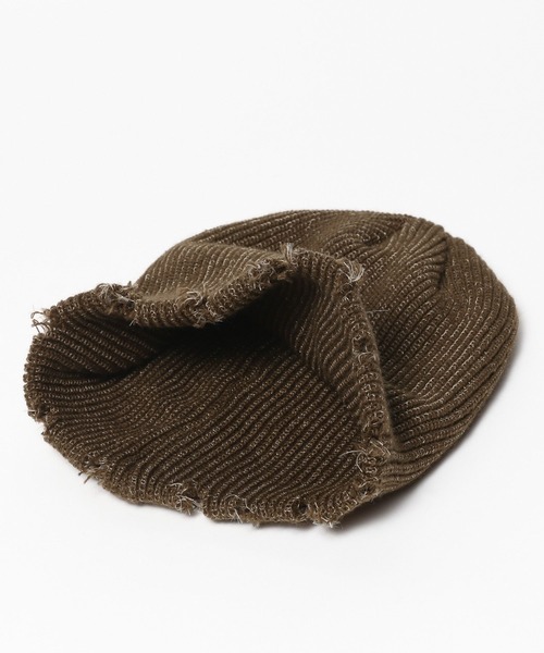 FOREVER 21（フォーエバー トゥエンティーワン）の「【2024FW】ダメージニットビーニー（ニットキャップ/ビーニー・レディース・ブラウン/ブラック・FREE）」の11枚目の写真