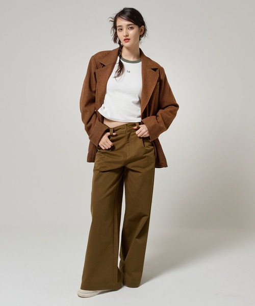 tina:jojun ウールミックス チェックジャケット ウールミックス チェックジャケット TINA：JOJUN 全2色｜tnj231