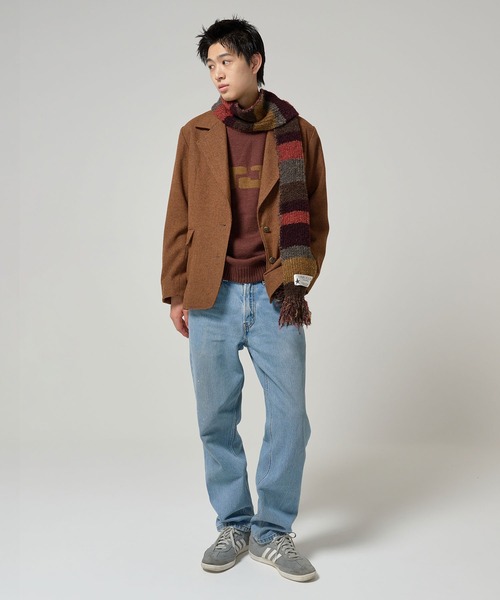 TINA:JOJUN(ティーナジョジュン)の「ウールミックス チェックジャケット TINA:JOJUN(テーラードジャケット・レディース・キャメル/カーキ・M)」の9枚目の写真