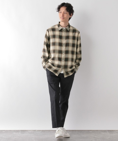 GLOBAL WORK(グローバルワーク)の「リッチクリーンTEE/長袖/116236(Tシャツ/カットソー・メンズ・ライトグレー/ホワイト・SMALL/MEDIUM/LARGE/X-LARGE)」の4枚目の写真