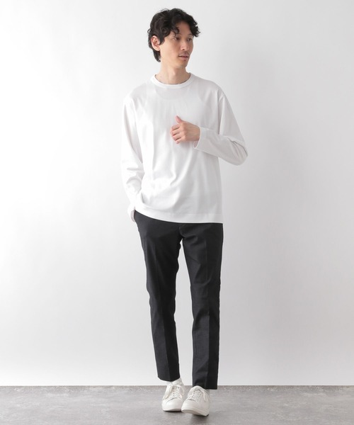 GLOBAL WORK(グローバルワーク)の「リッチクリーンTEE/長袖/116236(Tシャツ/カットソー・メンズ・ライトグレー/ホワイト・SMALL/MEDIUM/LARGE/X-LARGE)」の5枚目の写真