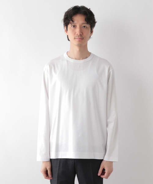 GLOBAL WORK(グローバルワーク)の「リッチクリーンTEE/長袖/116236(Tシャツ/カットソー・メンズ・ライトグレー/ホワイト・SMALL/MEDIUM/LARGE/X-LARGE)」の12枚目の写真