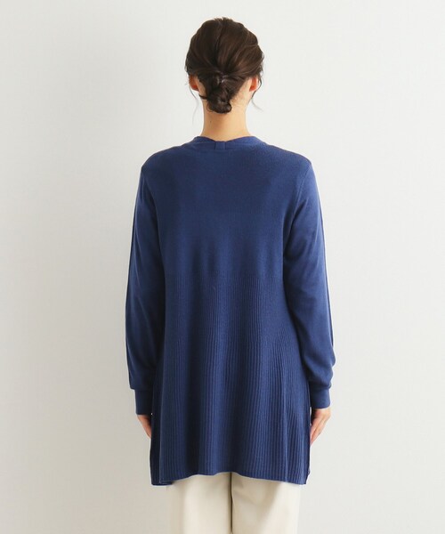 LAURA ASHLEY（ローラアシュレイ）の「【ウール混】バックリボン ロングカーデ（カーディガン/ボレロ・レディース・ベージュ/ライトグレー系9/ブラウン系・40/38）」の15枚目の写真