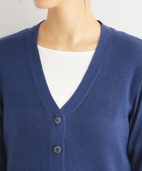 LAURA ASHLEY（ローラアシュレイ）の「【ウール混】バックリボン ロングカーデ（カーディガン/ボレロ・レディース・ベージュ/ライトグレー系9/ブラウン系・40/38）」の16枚目の写真