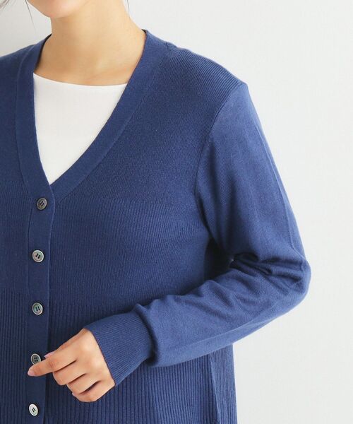 LAURA ASHLEY（ローラアシュレイ）の「【ウール混】バックリボン ロングカーデ（カーディガン/ボレロ・レディース・ベージュ/ライトグレー系9/ブラウン系・40/38）」の18枚目の写真