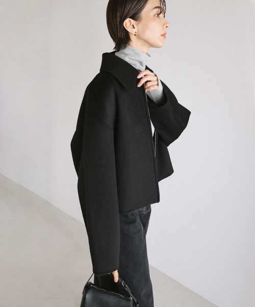 セール】リバージップショートコート（その他アウター）｜evernavy