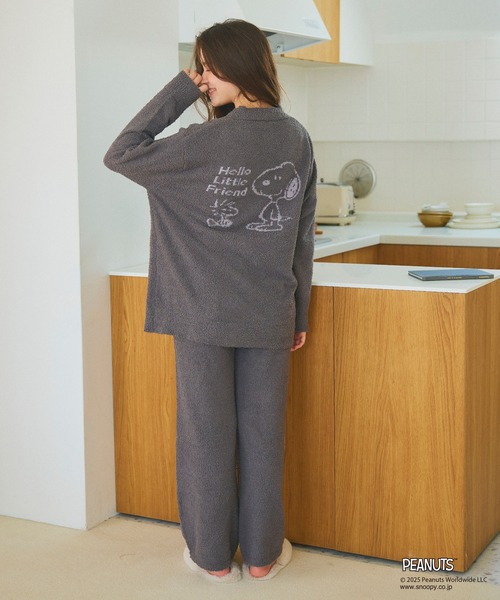 ピーナッツくん×SPINNSコラボレーションルームウェア　パジャマ ピーナッツくん×SPINNSコラボレーションルームウェア パジャマ 大人気