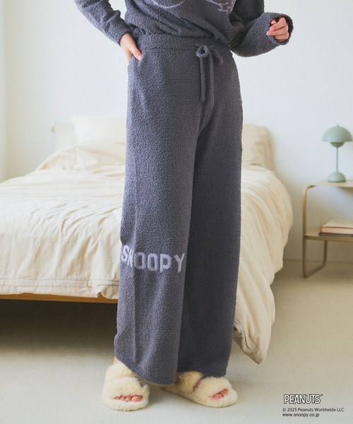 セール】【PEANUTS/ピーナッツ】SNOOPYもこもこルームウェアロング