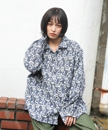 BADWAY(obhEFC)Paisley pattern shirt outer(̑)