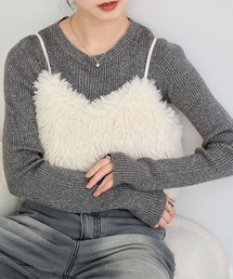 titivate | フェイクシープファービスチェ(キャミソール)