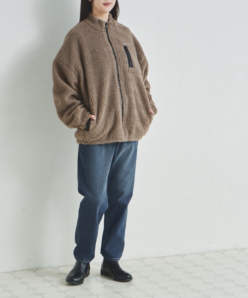 BLAMINK ボアブルゾン　ジップブルゾン　38 BLAMINK ボアブルゾン ジップブルゾン 38 item353124500301-1-2.jpg