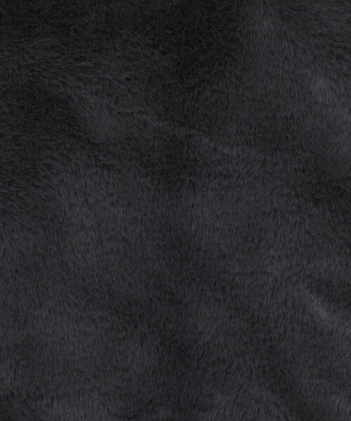 COMME CA COMMUNE(コムサコミューン)の「畦編みニット&フェイクファー リバーシブル スヌード(ストール/ショール・メンズ・ブラック/ブルー/ライトグレー・FREE)」の7枚目の写真