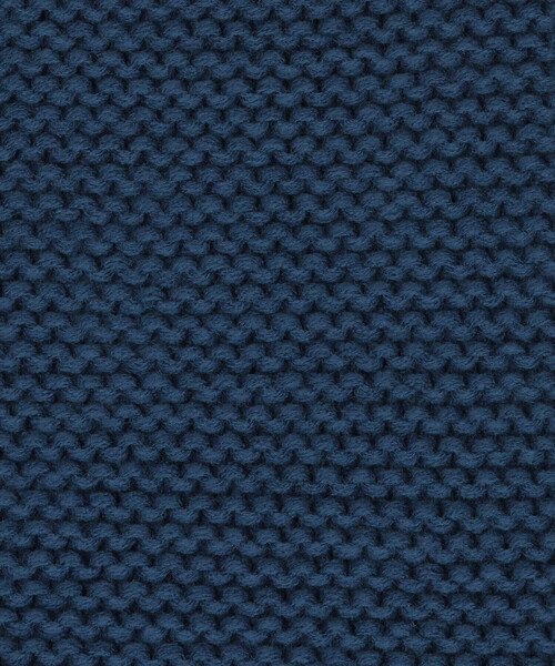COMME CA COMMUNE(コムサコミューン)の「畦編みニット&フェイクファー リバーシブル スヌード(ストール/ショール・メンズ・ブラック/ブルー/ライトグレー・FREE)」の5枚目の写真