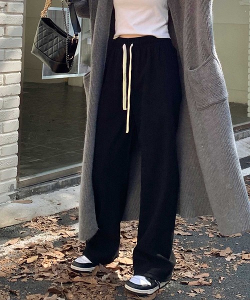 OSYAREVO(オシャレボ)の「コーデュロイ パンツ(スウェットパンツ・レディース・カーキ/クリーム/グレー/ブラック・LARGE/X-LARGE/MEDIUM)」の10枚目の写真