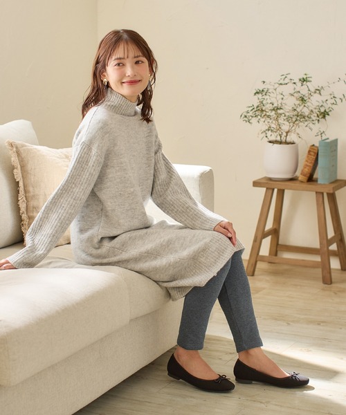 Honeys（ハニーズ）の「【ハニぽか】あったかレギンス（レギンス/スパッツ・レディース・チャコール/ブラック・S/M/L/LL）」の7枚目の写真
