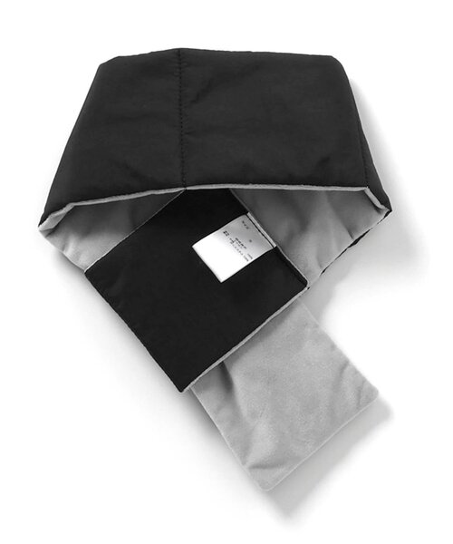 BREEZE（ブリーズ）の「キルトマフラー（マフラー・キッズ・ブラック/アイボリー/キャメル・MEDIUM/SMALL）」の8枚目の写真