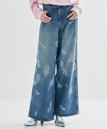 【MASU/エムエーエスユー】MASU BOYS FEATHER BAGGY JEANS/デニムパンツ/ワイドデニム
