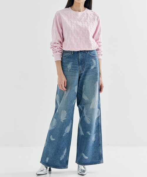 MASU/エムエーエスユー】MASU BOYS FEATHER BAGGY JEANS/デニムパンツ